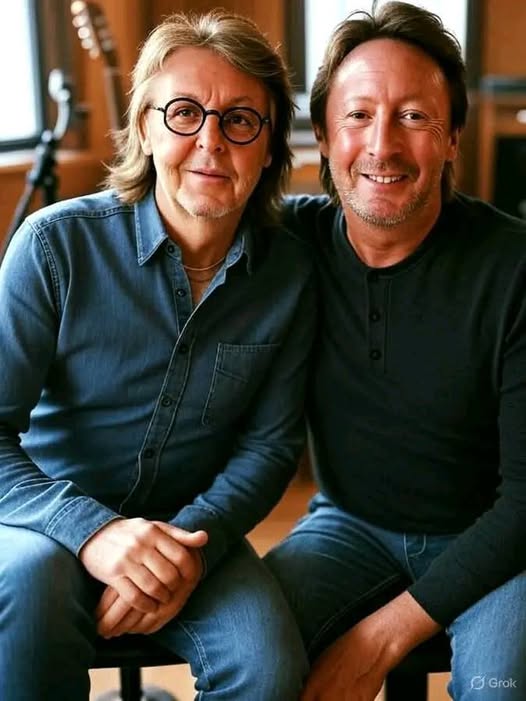 🎶 From “Hey Jules” to Jude: Julian Lennon’s Serendipitous Airport Encounter with Paul McCartney Becomes a Full-Circle Moment of Musical Legacy and Healing