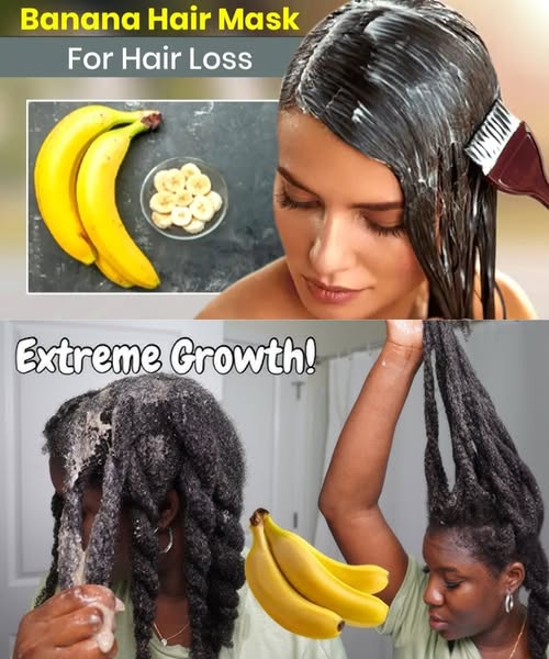 The Secret Recipe of Banana Peels to Turn Grandma’s Gray Hair Back to Black Naturally