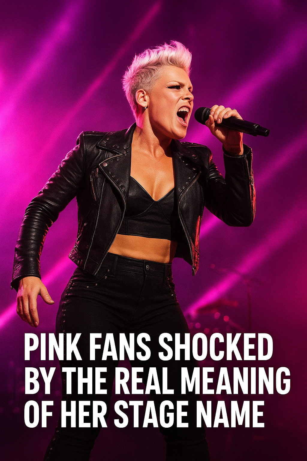 Pink fans floored as they learn the raunchy meaning behind singer’s stage name